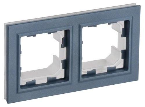 Рамка универсальная IEK Brite РУ-2-БрМ-44 2-м. IP44 маренго картинка